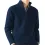 Men's Thick Zip Stand Collar Knit Sweater