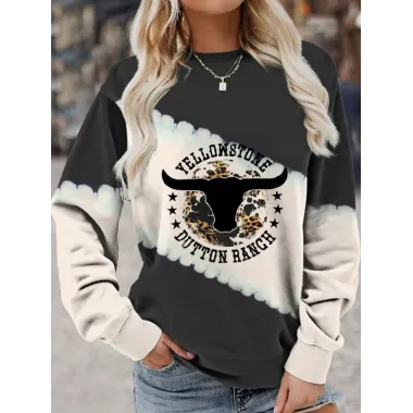 Women's Yellowstone Cowboy Hooded Sweater