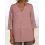 V-neck Casual Loose Solid Color Long-sleeved Blouse