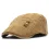 Couple's H-button Retro Cotton Peaked Cap