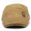 Couple's H-button Retro Cotton Peaked Cap