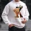 King Biddy Print Crewneck Sweatshirt