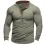 Men's Outdoor Tactical Henley Long Sleeve T-Shirt