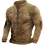 Men's Vintage Stand Collar Tie Long Sleeve T-Shirt