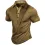 Men's Outdoor Retro Casual Shirt Collar Short Sleeve T-Shirt