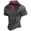 Men's Outdoor Retro Casual Shirt Collar Short Sleeve T-Shirt