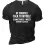 Of Course I Talk To Myself Men's Cotton Short Sleeve T-Shirt