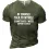 Of Course I Talk To Myself Men's Cotton Short Sleeve T-Shirt