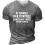 Of Course I Talk To Myself Men's Cotton Short Sleeve T-Shirt