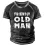 Men's Vintage OLD MAN Round Neck Short Sleeve T-Shirt