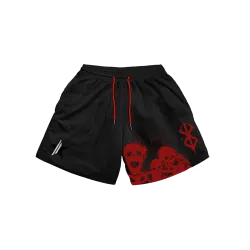 Men\'s Casual Drawstring Print Shorts