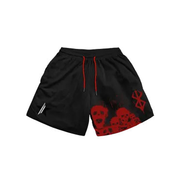 Men's Casual Drawstring Print Shorts