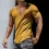 Men's Casual Slim Short Sleeve T-Shirt Sports Fitness Running V Neck Tops