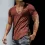 Men's Casual Slim Short Sleeve T-Shirt Sports Fitness Running V Neck Tops