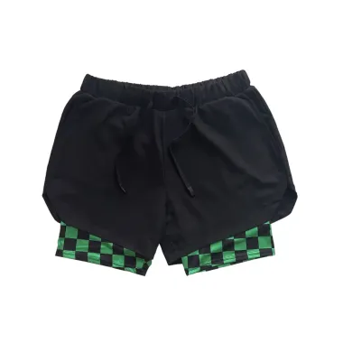 Men's Casual Drawstring Print Shorts