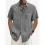 Men's Solid Color Casual Hawaiian Beach Shirt