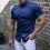 Men's Muscle Slim Stretch Long Sleeve Casual Shirt