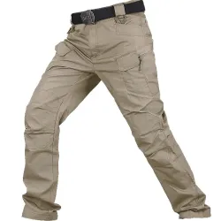 Men\'s Training Tactical Multi-Pocket Cargo Pants