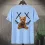 Men's Streetwear Graphic Printed Toy Bear Crew Neck Tee