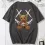 Men's Streetwear Graphic Printed Toy Bear Crew Neck Tee