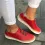 Women's Slip-Ons Plus Size Outdoor Daily Flat Heel Round Toe Casual Faux