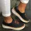 Women's Slip-Ons Plus Size Outdoor Daily Flat Heel Round Toe Casual Faux