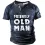 Men's Vintage Old Man Henley Short Sleeve T-Shirt