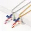 American Flag Cross Necklace