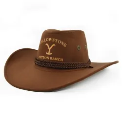 Men\'s Western Yellowstone Cowboy Vintage Cavalier Hat