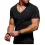 Men's Cuff Zipper Pocket Color Cotton Breathable T-Shirt