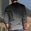 Men's Shirt Gray 3D Print Outdoor Street Long Sleeve Button-Down Print Casual Breathable