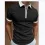 Men's Polo Shirt Zip Polo Golf Shirt Turndown Fashion Designer Casual 3D Zipper Print Clothing Short Sleeve