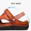 Men's Genuine Leather Two Wear Beach Sandals