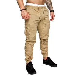 Men\'s Cargo Jogger Tactical Cargo Multiple Pockets Pants