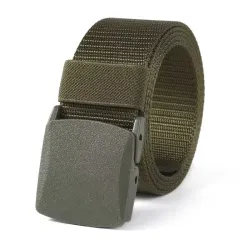 Men\'s Belt Army Green Solid Colored Party Work Cassual Belt