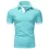 Men's T Shirt Tee Polo Shirt Golf Shirt Turndown Casual Soft Breathable Short Sleeve Lake Blue Black White Solid Cloths