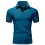 Men's T Shirt Tee Polo Shirt Golf Shirt Turndown Casual Soft Breathable Short Sleeve Lake Blue Black White Solid Cloths