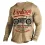 Men's Crewneck T-Shirt Plus Size Vintage Motorcycle Racing Long Sleeve Top