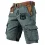 Men's Cargo Shorts Vintage Route 66 Tactical Multi-Pocket Sports Loose Wear-Resistant Summer Daily Casual Pants