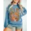 Bohemian Retro Sun Moon Sweatshirt