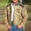 Men's Shirt Jacket Outdoor Vintage Yellowstone Pocket Brown Light Jackets