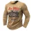 Men's T-Shirt Long Sleeve Vintage Motorcycle Colorblock Outdoor Daily Tops