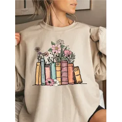 Wildflowers Book Sweatshirt