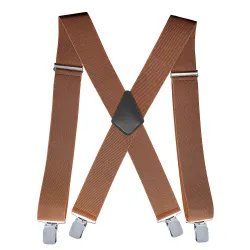 Men\'s 5cm Elastic Elastic Suspender Clip X Type Adjustable Suspenders