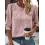 Loose Casual Round Neck Long-sleeved Blouse