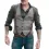 Men's Vest Waistcoat Outdoor Cowboy Vintage Casual Polyester Solid Colored Single Breasted One-button V Neck Slim Jackt