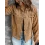 Solid Color Corduroy Casual Jacket