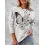 Women's Butterflies Flower Graphic Print Comfortable Soft Sweatshirt Tops