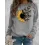 Women's Butterfly Sunflower Graphic Print Comfortable Soft Sweatshirt Tops