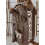 Women's Letter Print Loose Mid-length Knitted Cardigan Hooded Coat